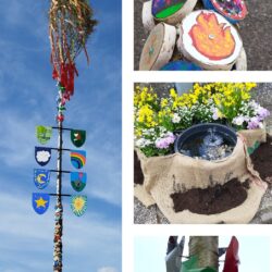 Maibaum der Kita Fremdingen